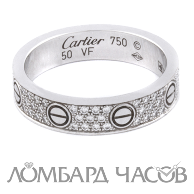 Ювелирное изделие Cartier  Love кольцо 
с бриллиантами