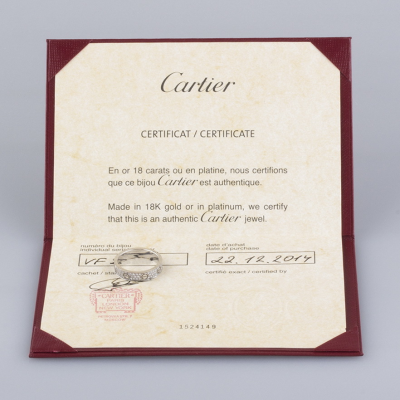Ювелирное изделие Cartier  Love кольцо 
с бриллиантами
