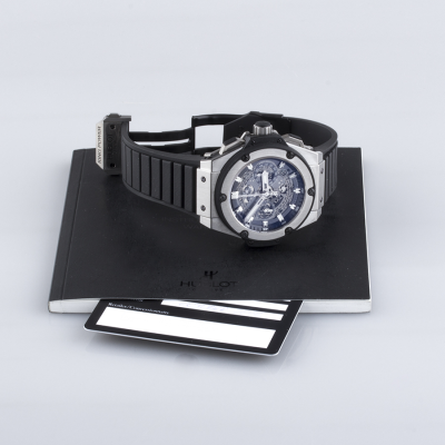 Швейцарские часы Hublot  
King Power Unico Titanium Skeleton Dial 48 mm
