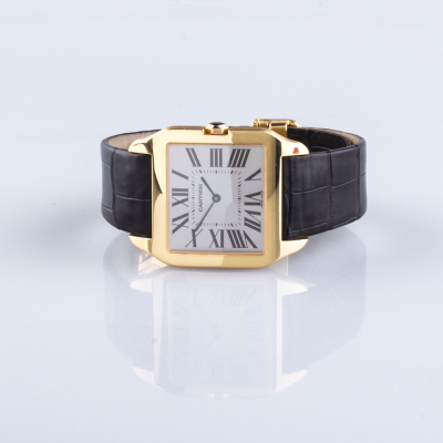 Швейцарские часы Cartier  
Santos-Dumont
