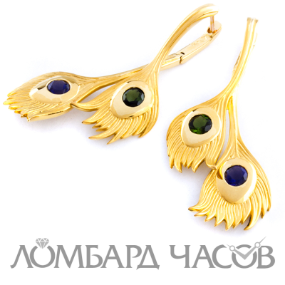 Ювелирное изделие Carrera y Carrera  
Peacock серьги