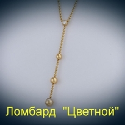 Ювелирное изделие Cartier  Lariat Style 
Ball-Link Necklace