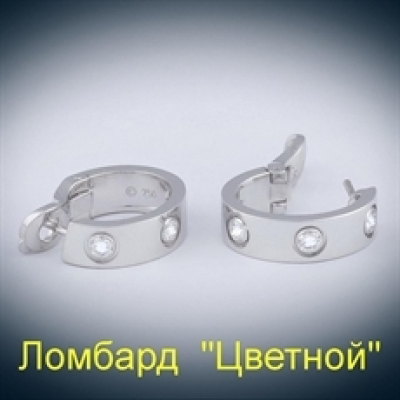Ювелирное изделие Cartier  
"LOVE" серьги