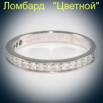 Ювелирное изделие Cartier  "D'AMour" 
кольцо с бриллиантами