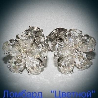 Ювелирное изделие Bvlgari Bulgari "Sapphire Flower" Diamond earrings