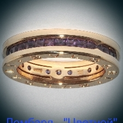 Ювелирное изделие Bvlgari  кольцо 
с аметистами