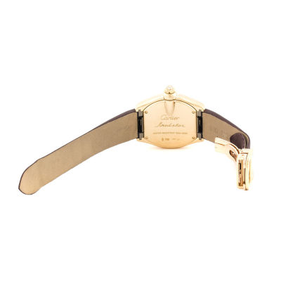 Швейцарские часы Cartier  Roadster Yellow Gold Diamond Bezel Ladies Watch