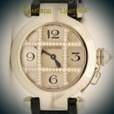 Швейцарские часы Cartier  Pasha Diamond Ladies Gold