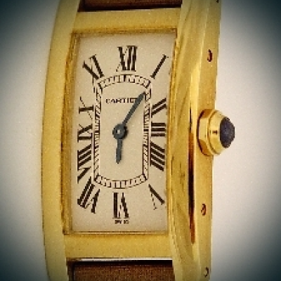 Швейцарские часы Cartier  Americaine 
Tank Ladies