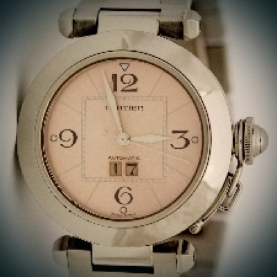 Швейцарские часы Cartier  Pasha C 
Ladies 35 мм Big Date