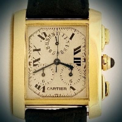 Швейцарские часы Cartier  Francaise Tank 
Chronograph Gold
