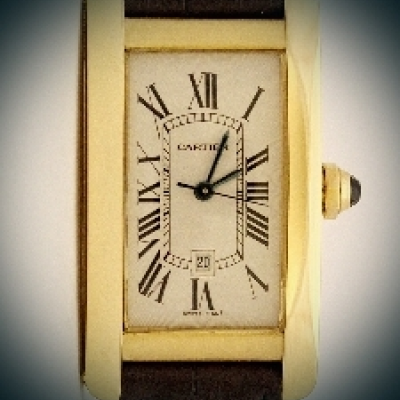 Швейцарские часы Cartier  Americaine 
Tank Mid Size