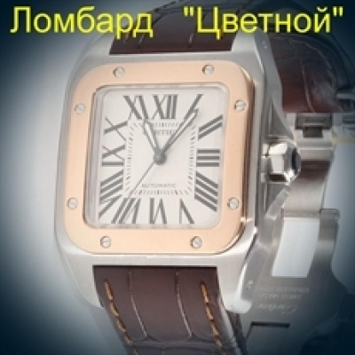 Швейцарские часы Cartier  Santos 
100 2-Tone Small Size