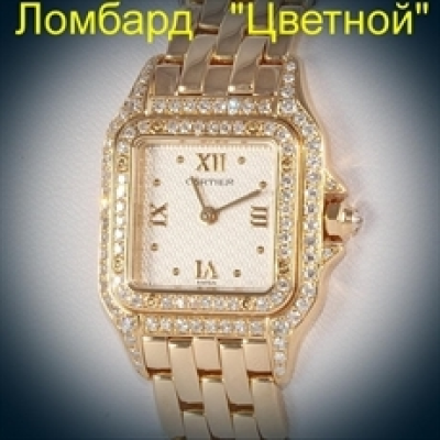 Швейцарские часы Cartier  Yellow 
Gold PANTHER