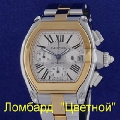 Швейцарские часы Cartier  Roadster 
Chronograph 2 Tone