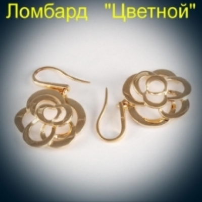 Ювелирное изделие Chanel  
"Flower" серьги
