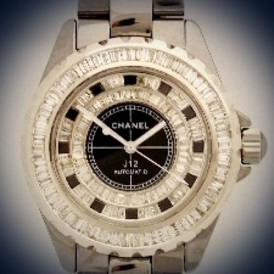 Швейцарские часы Chanel  J12 Titanium Ceramic Large Size