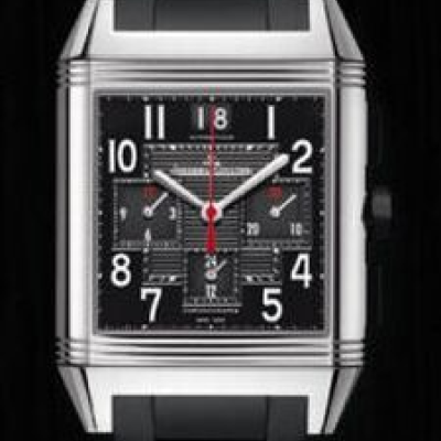 Швейцарские часы Jaeger-LeCoultre  Reverso Squadra Chronograph GMT Black