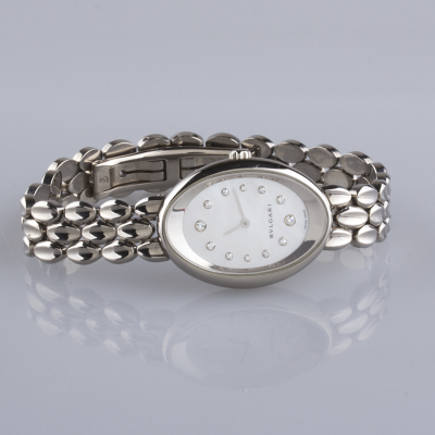 Швейцарские часы Bvlgari  
Oval Lady Dial Diamonds White Gold