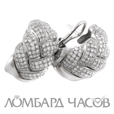 Ювелирное изделие Damiani  
серьги с бриллиантами