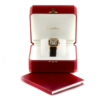 Швейцарские часы Cartier  Santos 100 18kt Rose Gold Ladies Watch