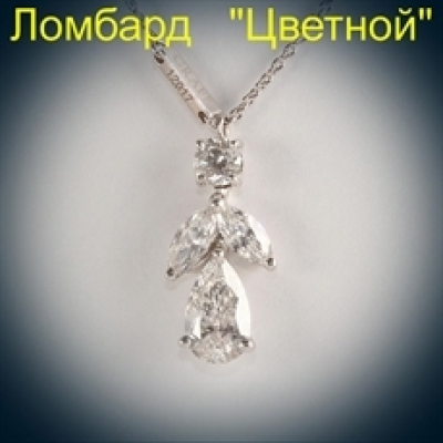 Ювелирное изделие Graff GRAFF Platinum Pearshape Diamond Pendant
