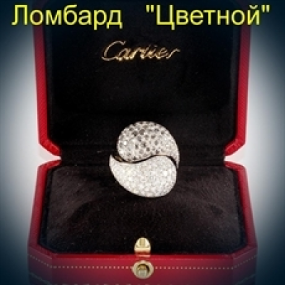 Ювелирное изделие Cartier  
кольцо "Инь-Янь"