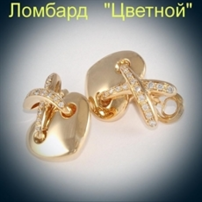 Ювелирное изделие Chaumet  серьги 
с бриллиантами