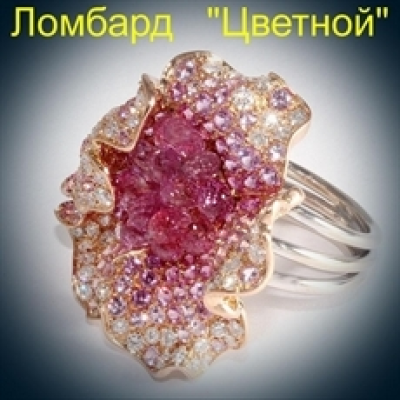 Ювелирное изделие Palmiero  Jewelleri Design кольцо с бриллиантами и розовыми сапфирами