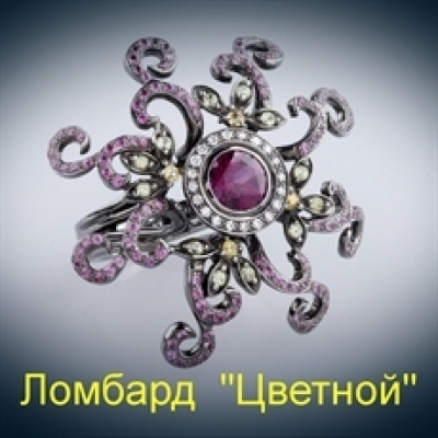 Ювелирное изделие No name Кольцо из белого золота PVD с розовыми сапфирами