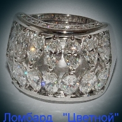 Ювелирное изделие No name Кольцо с бриллиантами 6.40 ct