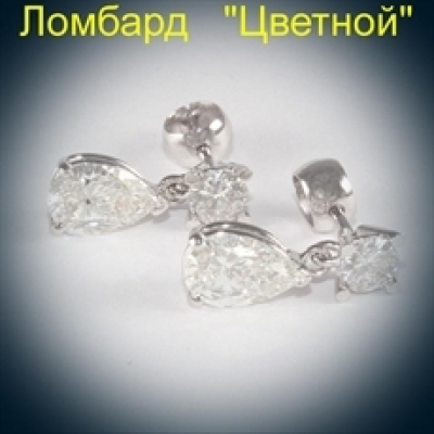 Ювелирное изделие No name Серьги-пусеты с "Грушами"