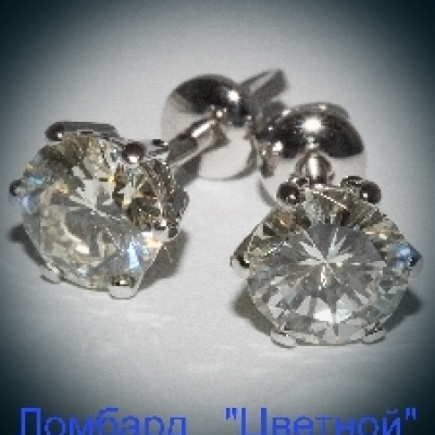 Ювелирное изделие No name Серьги с бриллиантами 2.53 ct