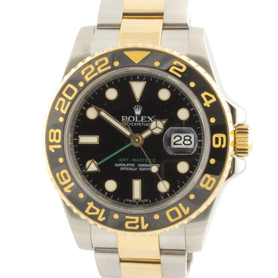 Швейцарские часы Rolex  GMT Master 
2-Tone Ceramic