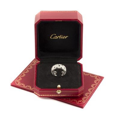 Ювелирное изделие Cartier  
Panthere de Diamond and Onyx Ring