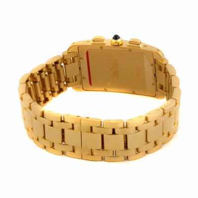 Швейцарские часы Cartier  Tank 
Americaine Chrono Gold