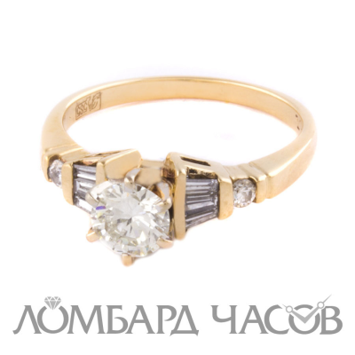 Ювелирное изделие No name Кольцо с бриллиантом 0.56 ct