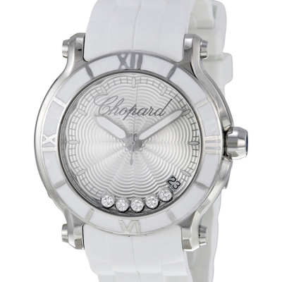 Швейцарские часы Chopard  
Happy Sport Silver Dial Floating Diamond Ladies 36 mm