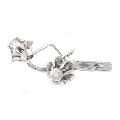 Ювелирное изделие No name Серьги с бриллиантами по 0.40 ct