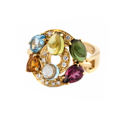 Кольцо Bvlgari  Astrale Concentrica YG Ring