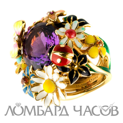Ювелирное изделие Dior Jewelry  
кольцо с аметистом