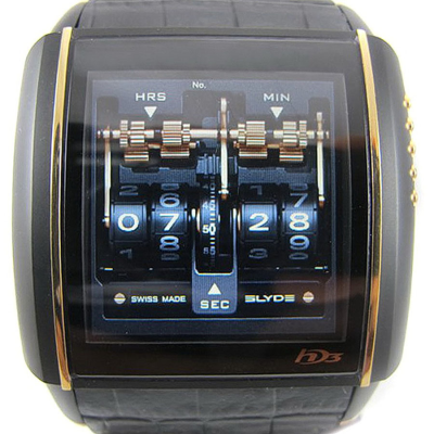 Швейцарские часы Hd3 FHD3 Slyde by Jorg Hysek 
Full Black & Rose Gold