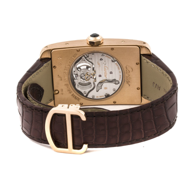 Швейцарские часы Cartier  Tank 
Americaine Flying Tourbillon Volant