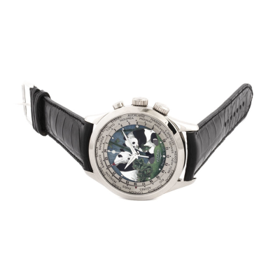 Швейцарские часы Vulcain  
Aviator GMT Cloisonne The Pandas 18K white gold