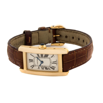 Швейцарские часы Cartier  Tanc Americaine 
Small Size YG