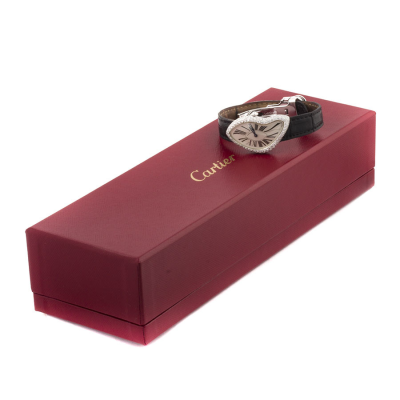 Швейцарские часы Cartier  White Gold Crash Diamond Bezel Wristwatch