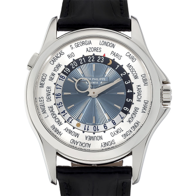 Швейцарские часы Patek Philippe  
World Time Platinum