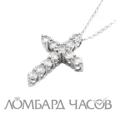 Ювелирное изделие Graff  Small White Round Cross Pendant 1,04 ct