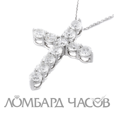 Ювелирное изделие Graff  Medium White 
Round Cross Pendant 1,83 ct