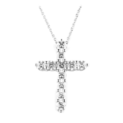 Ювелирное изделие Graff  Medium White 
Round Cross Pendant 1,83 ct